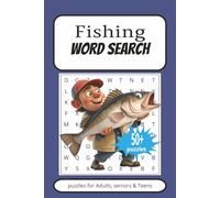Fishing Word Search Puzzle Book: Word Searches with Easy to Read Print about Fishing, Angling, Fish and More | 6x9 inches 110 pages | 50+ Puzzles... Gift for Vacations, Holidays and Free Times