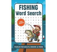 Fishing Word Search Puzzle Book: Word Searches with Easy to Read Print about Fishing, Camping, Oceans and More | 6x9 inches, 110 pages | 80+ Puzzles ... Gifts for Vacation, Holiday and Relaxation