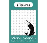 Fishing Word Search Puzzle Book: Word Searches with Easy to Read Print about Fishing, Fishing Equipment, Types of Fish and More | 6x9 inches, 110 ... Gifts for Vacations, Holidays, and Free Times