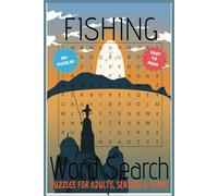 Fishing Word Search Puzzle Book: Word Searches with Easy to Read Print about Fishing, Fishing Gear, Ocean Fishes and More | 6x9 inches, 110 pages | ... Gifts for Vacations, Holidays and Free Times