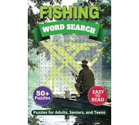 Fishing Word Search Puzzle Book: Word Searches with Easy to Read Print about Fishing, Ocean, Fishes and More | 6x9 inches, 110 pages | 50+ Puzzles... Gift for Vacations, Holidays and Free Times