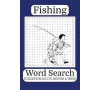 Fishing Word Search Puzzle: Word Search with Easy-to-Read Print about Fishing Gear, Freshwater Fish, Saltwater Fishing, and More [6x9 inches, 110 ... for Anglers, Relaxation, and Free Time