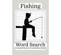 Fishing Word Search Puzzle: Word Search with Easy-to-Read Print about Fishing Gear, Freshwater Fish, Saltwater Fishing, and More [6x9 inches, 110 ... for Anglers, Relaxation, and Free Time