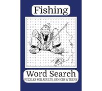 Fishing Word Search Puzzle: Word Search with Easy-to-Read Print about Fishing Gear, Freshwater Fish, Saltwater Fishing, and More [6x9 inches, 110 ... for Anglers, Relaxation, and Free Time
