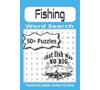 Fishing Word Search: Word search with Easy to Read Print about fishing, bait & Tackle, fish, rod & reel, Boats and More | 6x9 inches 110 Pages | Good Gift for Vacations, Holidays, and Free Times.