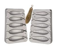 Fishing4U Hex Beach - Stampo per bombe da pesca, 60-80-100-120-140 g