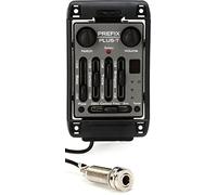 Fishman Prefix Plus-T Preamplificatore Onboard, Ampio Formato per Chitarra Acustica, Nero, Amplificatore a Stato Solido