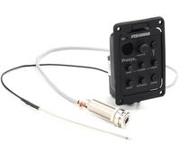 FISHMAN - PRESYS+ ONBOARD PREAMP (PRO-PSY-201) Preamplificaore Integrato, Accordatore integrato con display LED, Dimensioni: 2,2" L x 3,2" A (55,9 mm) x (81,3 mm) - cornice esterna