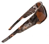 Fishoholic Occhiali da sole polarizzati Pesca Retro, mimetico, 1 size fits most