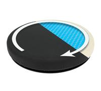 Fishtec Cuscino girevole a 360 gradi con schiuma memory foam e gel rinfrescante, seduta ergonomica antiscivolo sostiene 120 kg, comoda seduta per auto, poltrona e sedia