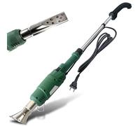 FISHTEC Deserbatore elettrico termico 2000 W - 2 in 1: bruciatore di erbacce + accensione barbecue, senza gas e prodotto chimico, riscaldatore potente fino a 600 °C, 2 ugelli, manico rimovibile