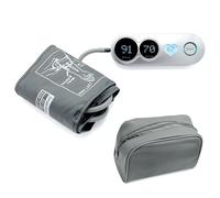 FISHTEC - Misuratore di pressione sanguigna con bracciale da 22 a 30 cm - Display LCD - Visualizzazione di yHpertension Arteriosa, Sistole, Diastole, Placche Cardiache - Controllo del Cuore