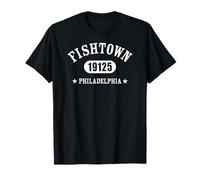 Fishtown Philadelphia PA 19125 Design Classico Atletico Maglietta