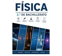 Física 2.º de Bachillerato: Teoría completa, problemas resueltos, prácticas, modelos de examen y preparación para la PAU