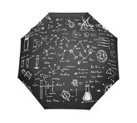Fisica Chimica Equazioni Formule Ombrello Pieghevole Automatico Ombrelli Antivento Protezione UV da Viaggio per Bambini Ragazzi Ragazze
