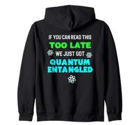 Fisica Divertimento Meccanica quantistica Legge di Attrazione Entanglement Felpa con Cappuccio