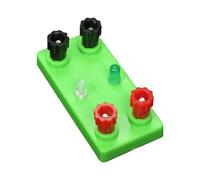 Fisica educativa Elettricità Esperimento Dispositivo LED Lampadina Scienza Insegnamento Dimostrazione Puntelli Luce Colorata