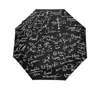 Fisica Formule Matematiche Equazioni Ombrello Pieghevole Automatico Ombrelli Antivento Protezione UV da Viaggio per Bambini Ragazzi Ragazze