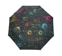 Fisica Formule Matematiche Equazioni Ombrello Pieghevole Automatico Ombrelli Antivento Protezione UV da Viaggio per Bambini Ragazzi Ragazze