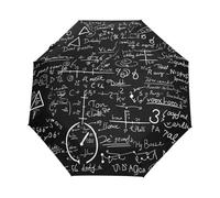 Fisica Formule Matematiche Geometria Ombrello Pieghevole Automatico Ombrelli Antivento Protezione UV da Viaggio per Bambini Ragazzi Ragazze