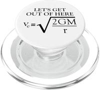 Fisica Scherzo Fuga Velocity Scienza Divertente PopSockets PopGrip per MagSafe