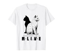 Fisica scientifica viva e morta del gatto di Schrödinger Maglietta