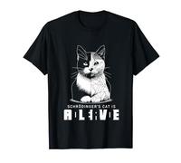 Fisico morto vivo gatto di Schrödinger Maglietta