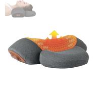 Fisiorest 3 in 1 Neck Massager, 2025 New Artuvate Cervicale Fisiorest, Fisiorest Heated Massage Neck Pillow, With Heat, With Traction to Help Sleep for Relieves Pain (Light gray)