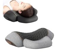 Fisiorest The 3-In-1 Neck Massager, Artuvate Neck Massager With Heat, Neck Hump, with Heat and Traction,for Stretcher Massage (gray)