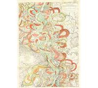 Fisk Mississippi River Carta di Riso, 29 x 40 cm, Carta per Decoupage Design per Mobili, Tecnica Mista, Carte & Crafts, Decoupage CRAFT KREATIVELY