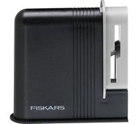 Fiskars Affilaforbici, Per Forbici destrorse, Testa in Ceramica/Involucro in plastica, Nero/Grigio, Clip-Sharp, 1000812