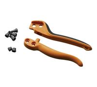 Fiskars Impugnature originali di ricambio per forbici professionali con lame bypass Fiskars PB-8 M, Arancione/Nero, 1026282