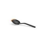 Fiskars Schiumarola, Lunghezza: 30 cm, Plastica/Silicone, Functional Form, Nero/Arancione, 1027302