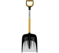 Fiskars Pala da neve da auto, X-series, Lunghezza: 98 cm, Alluminio/Polimero, Nero/Arancione/Grigio, 1057393