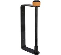 Fiskars Accessorio da Parete per Carrelli S, Facile Montaggio a Parete, Lavoro di Alta Qualità, Nero/Arancione, 1020448
