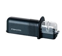 Fiskars Affilacoltelli Roll-Sharp con Mola in Ceramica, Essential, Plastica, Nero, 1065598