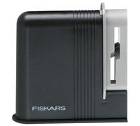 Fiskars Affilaforbici, Per Forbici destrorse, Testa in Ceramica/Involucro in plastica, Nero/Grigio, Clip-Sharp, 1000812