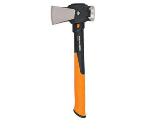 Fiskars Ascia Pro IsoCore S per Spaccare Pezzi di Tronco | Lunghezza: 36 cm, Peso: 730 g, Incluso Fodero, Nero/Arancione, 1062936