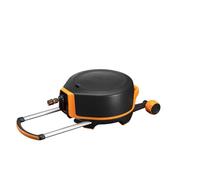 Fiskars Carrello XL con Ruote, Set All-Inclusive per Irrigazione, Portata 27m, Avvolgimento Automatico, Tubo in Misura Universale (Ø 13mm), Connettore Universale per Rubinetto, X-series, 1067548