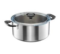 Fiskars Casseruola con Coperchio, 5 litri, Ø 26,5 cm, Adatto a Tutti i Piani Cottura, Acciaio Inossidabile Riciclato, Functional Form, 1072317