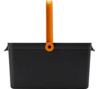 Fiskars Cassetta per Attrezzi e Accessori da Giardino, 35,3 x 27,2 x 17,4 cm (LxPxA), Resina Sintetica, Nero/Arancio, 1071305