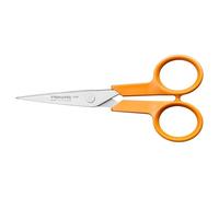 Fiskars Classic Forbici da Fai da Te, Per Destrimani e Mancini, Lunghezza Totale: 13 cm, Ergonomia Migliorata, Lama in Acciaio Inox/Manici in Plastica, Arancione, 1075057