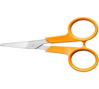 Fiskars Classic Forbici per Manicure, Curve, Per Destrimani e Mancini, Lunghezza Totale: 10 cm, Impugnatura Ergonomica Migliorata, Qualità Acciaio/Plastica, Arancione, 1075058