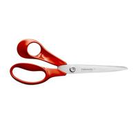 Fiskars Classic Forbici Universali per Artigianato e Stoffa, Per Mancini, Lunghezza Totale: 21 cm, Vite Torx Migliorata e Impugnatura più Ergonomica, Acciaio/Plastica di Qualità, Rosso, 1075036