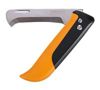 Fiskars Coltello a Serramanico per Frutta e Verdura, Per il Raccolto, Lunghezza Totale: 17,8 cm, Acciaio Inossidabile/Plastica, Nero/Arancione, X-series, K80, 1062819