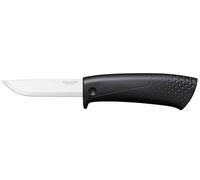 Fiskars Coltello per lavori fai-da-te, Include fodero con affilalama, Lunghezza totale: 21,1 cm, Nero, 1023617