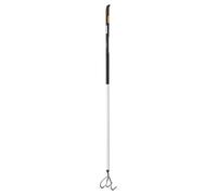 Fiskars Coltivatore con 3 denti, Per una preparazione e una cura ottimali delle aiuole, Lunghezza: 172 cm, Larghezza: 14,8 cm, Nero/Arancione, Acciaio inossidabile/Plastica/Alluminio, Xact, 1027040