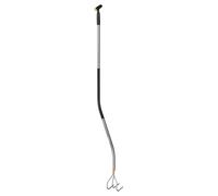 Fiskars Erpice, Ergonomic, Lunghezza: 176 cm, Larghezza: 31 cm, Denti in Acciaio al Boro Temprato/Impugnatura in Alluminio, Grigio/Nero, 1076978