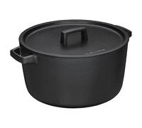 Fiskars Folken Casseruola con Coperchio, Capacità: 6 litri, Adatta a Tutti i Piani Cottura, Ghisa Smaltata, 1075697