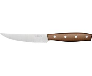 Fiskars Folken Coltello per Pomodori, Lunghezza Lama: 12 cm, Lama in Acciaio Inox Tedesco, Manico in Legno d'Acero Certificato FSC, 1075692